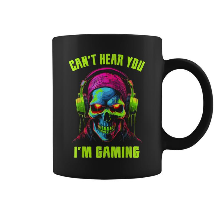 Gamer For Boys Ns Video Gaming Skull Coffee Mug