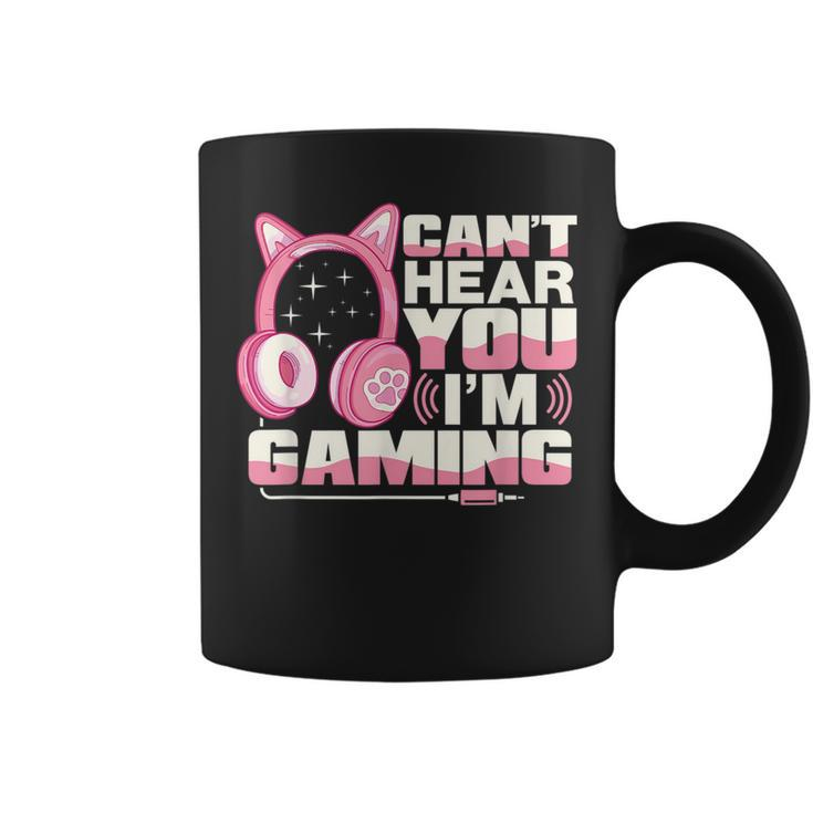 Gamer Girl Gaming I Cant Hear You Im Gaming Video Games  Coffee Mug
