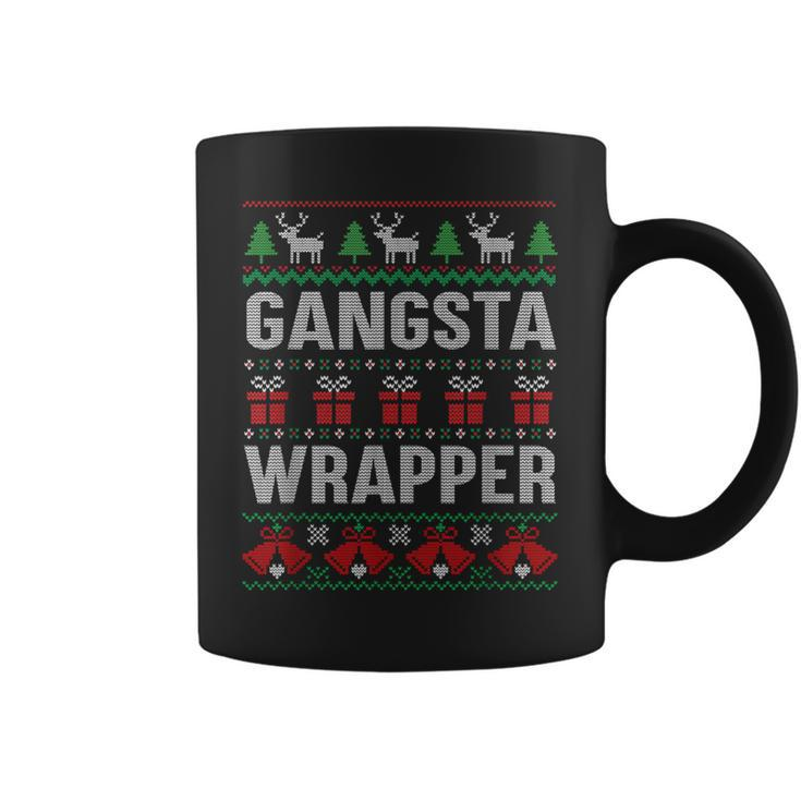 Gangsta Wrapper Ugly Sweater Christmas Coffee Mug