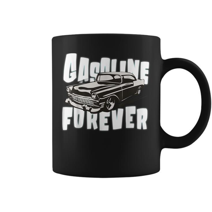 Gasoline Forever Funny Gas Cars Vintage Muscle Car Cars Funny Gifts Coffee Mug