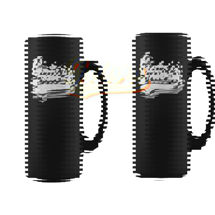 Gators Name Personalized Vintage Retro Gators Sport Name Coffee Mug