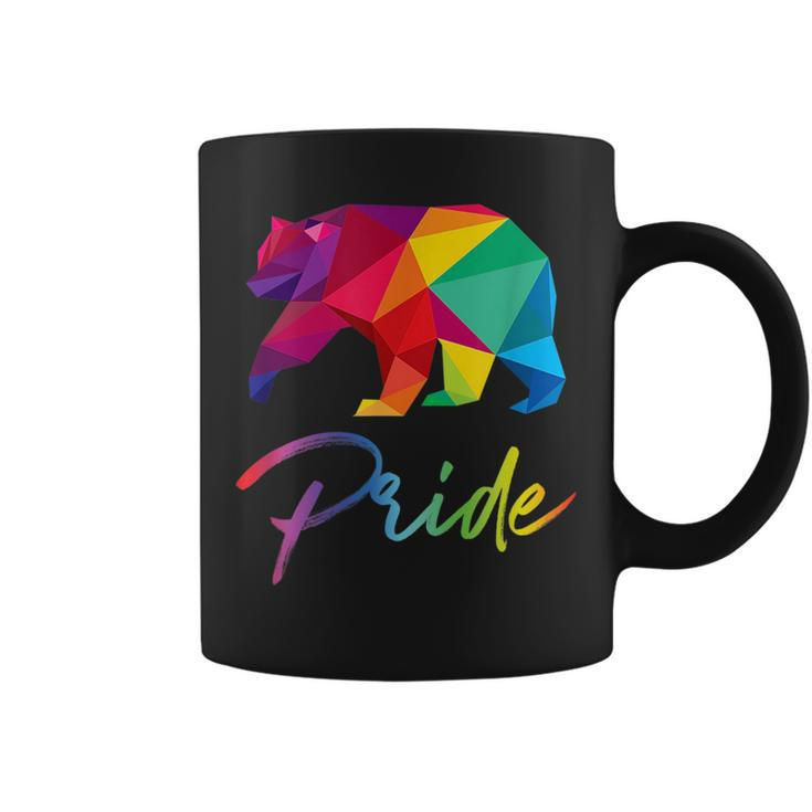 Gay Bear Pride Bears Lgbt Rainbow Flag Grizzly Gift Coffee Mug