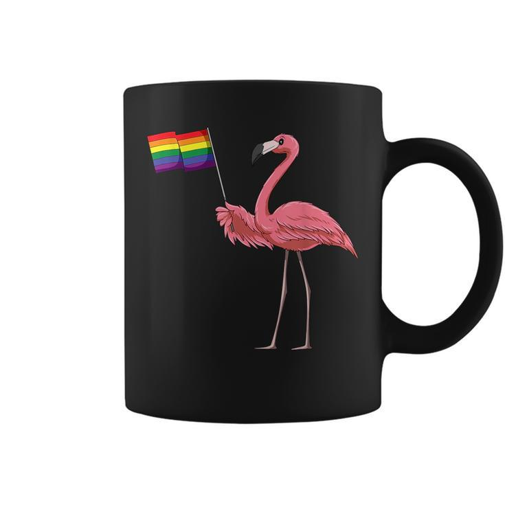 Gay Flamingo Lgbt Pride Rainbow Flag Flamingo Pride Month  Coffee Mug