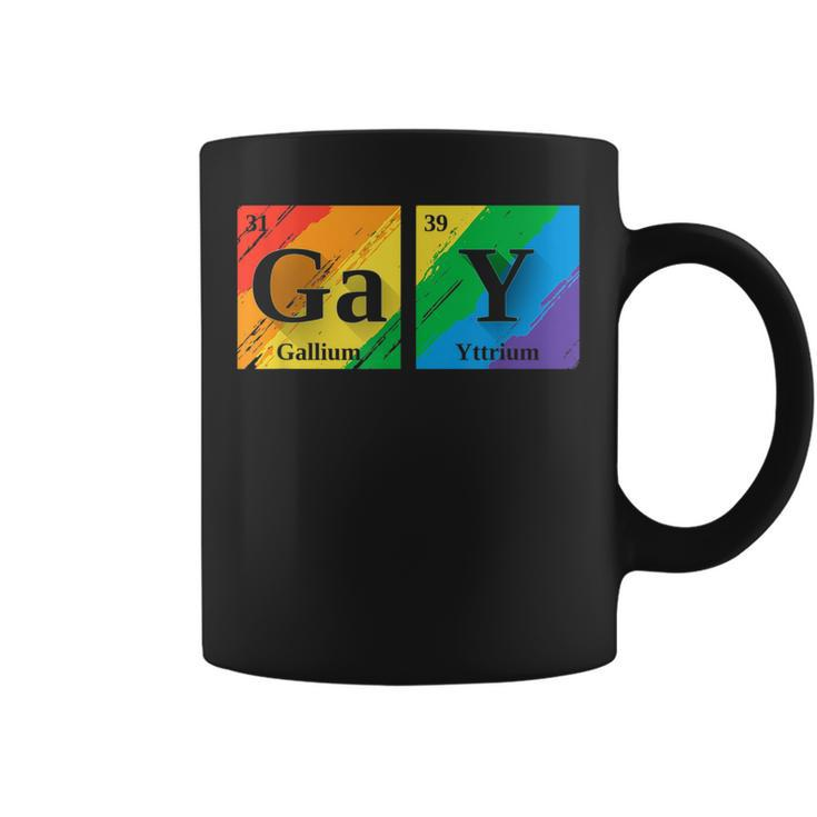 Gay Periodic Elements Gift For Gay Friend Men Lgbt Science  Coffee Mug