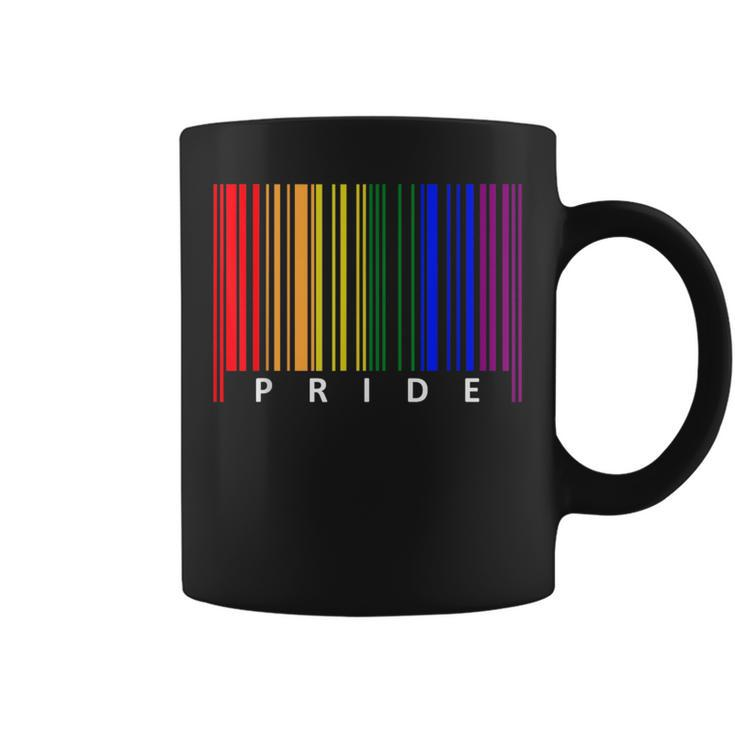Gay Pride Funny Barcode Lgbtq Lesbian Transgender Rainbow  Coffee Mug