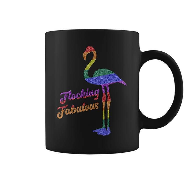 Gay Pride Rainbow Flamingo  Lgbt Pride  T   Coffee Mug