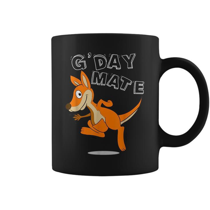 Gday Mate Kangaroo Australia Souveni Aussie Hello Gift Idea  Coffee Mug