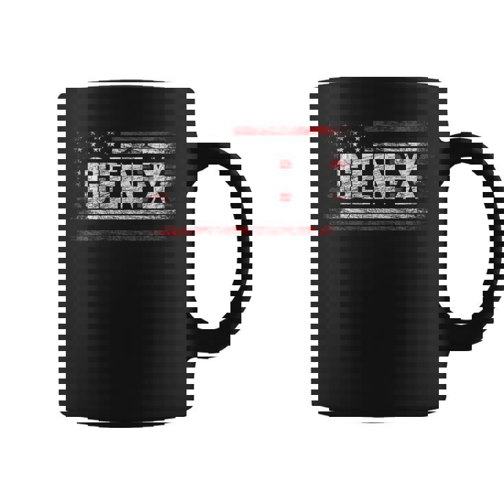 Generation X Gen Xer Gen X American Flag Gen X Gift For Womens Coffee Mug