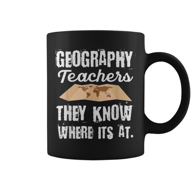 For A Geography Teacher Cartography Coffee Mug