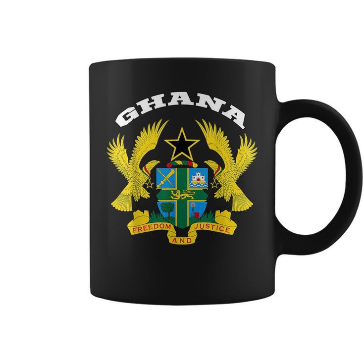 Ghana  Coat Of Arms  Flag Souvenir Accra  Coffee Mug