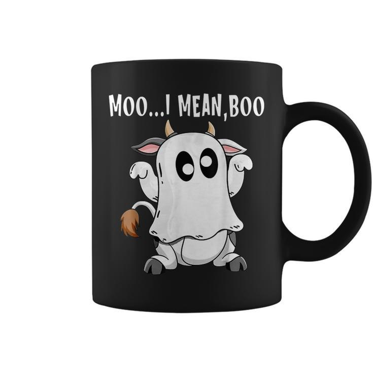 Ghost Cow Moo I Mean Boos Funny Farmer Halloween Costume  Coffee Mug
