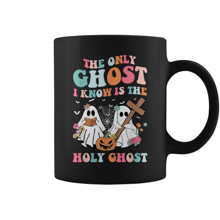 The Only Ghost I Know Is The Holy Ghost Halloween Christian Coffee Mug