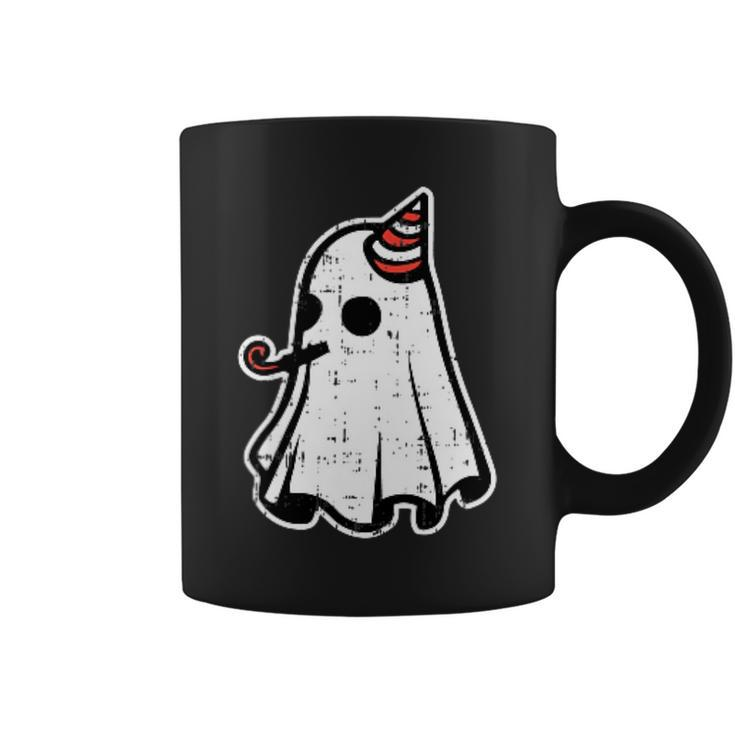 Ghost Pocket Birthday Halloween Costume Ghoul Spirit Coffee Mug