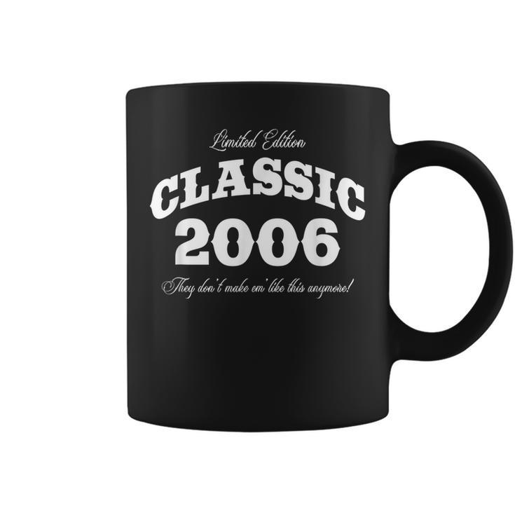 Gift For 14 Year Old Vintage Classic Car 2006 14Th Birthday Coffee Mug