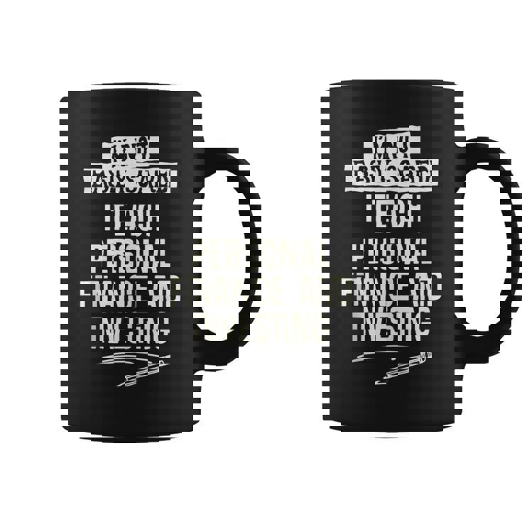 For Teacher Teach Personal Finance Coffee Mug
