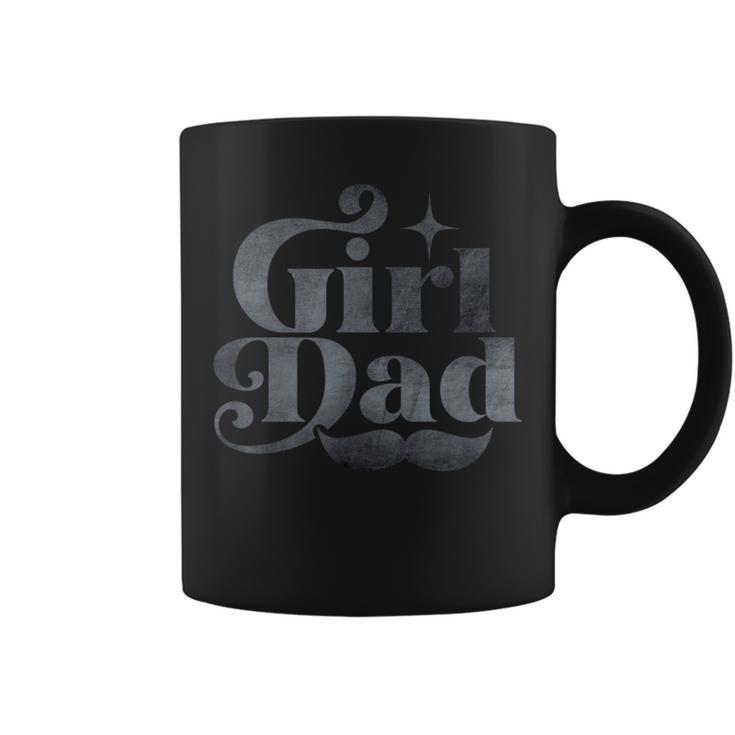Girl Dad Men Proud Father Daughter Of Girls Fathers Day  Coffee Mug