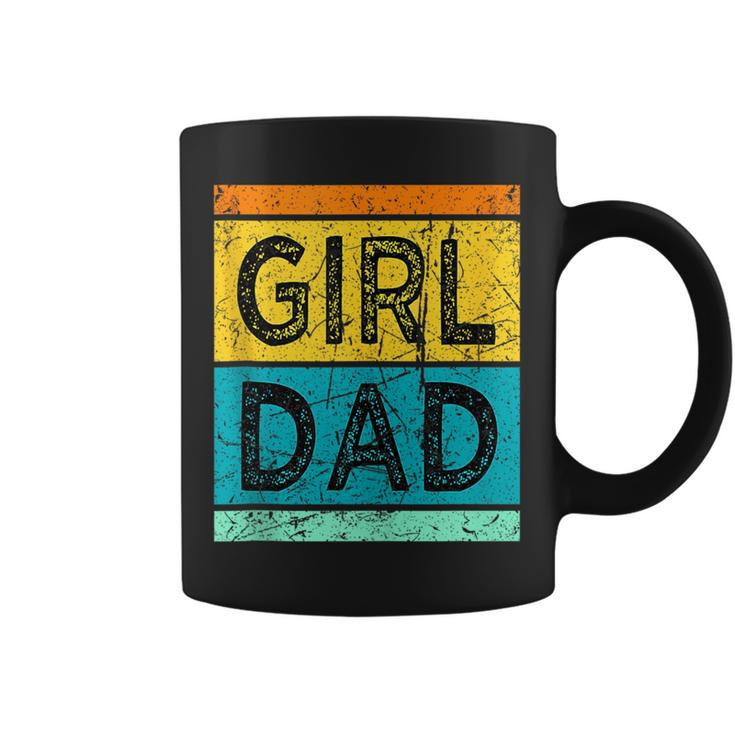 Girl Dad  With Daughters Hashtag For Men Gift For Mens Funny Gifts For Dad Coffee Mug