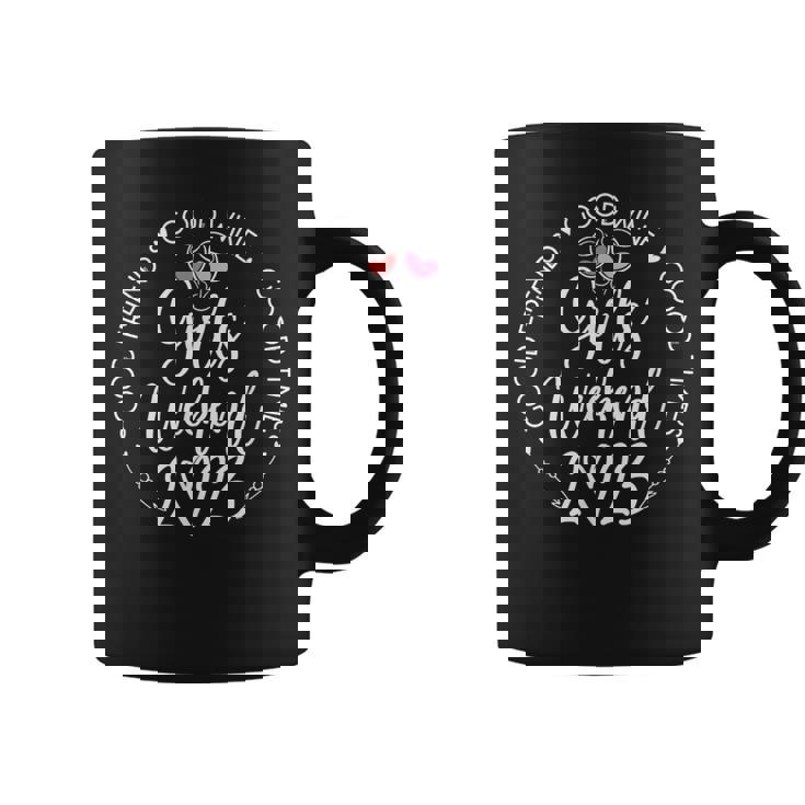 Girls Weekend 2023 Best Friends Good Time Wine Trip Vacation Coffee Mug