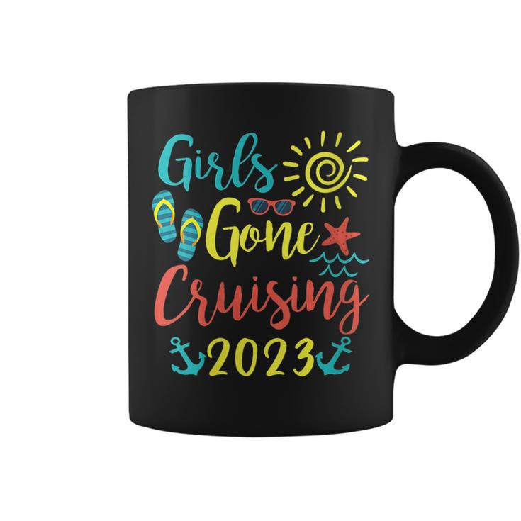 Girls Gone Cruising 2023 Matching Cruise Vacation Trip Funny  Coffee Mug