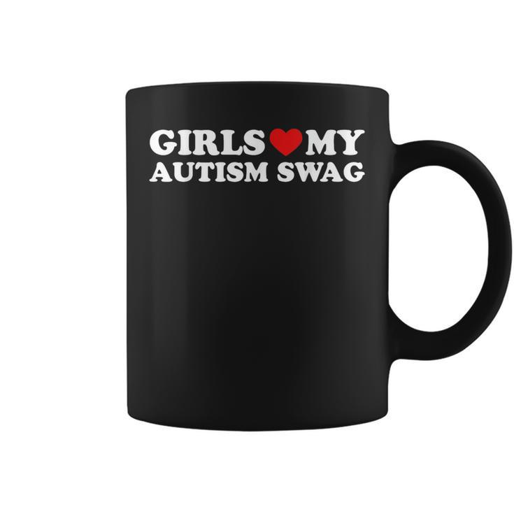 Girls Love My Autism Swag Funny Autistic Boy Gifts Awareness  Coffee Mug