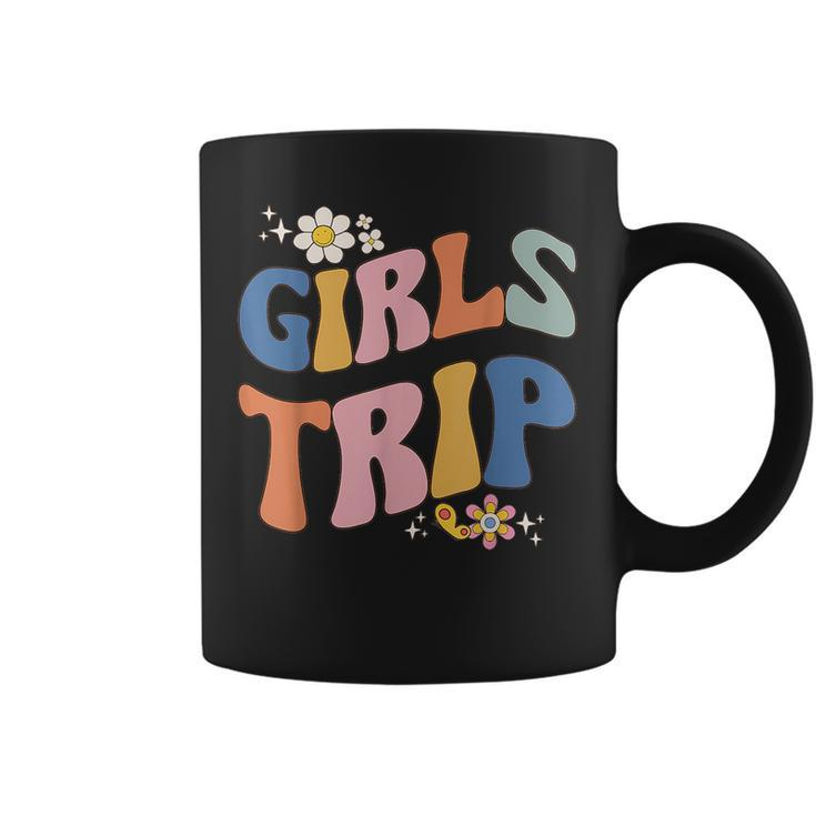 Girls Trip 2023 Making Memories Flower Matching Vacation  Coffee Mug