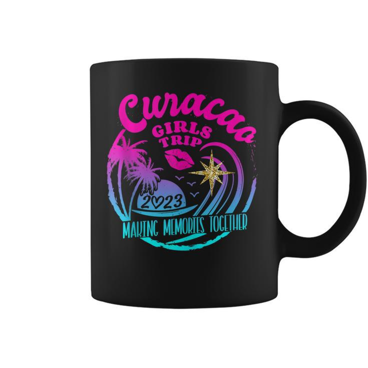 Girls Trip Curacao 2023 Vacation Weekend Birthday Squad Coffee Mug