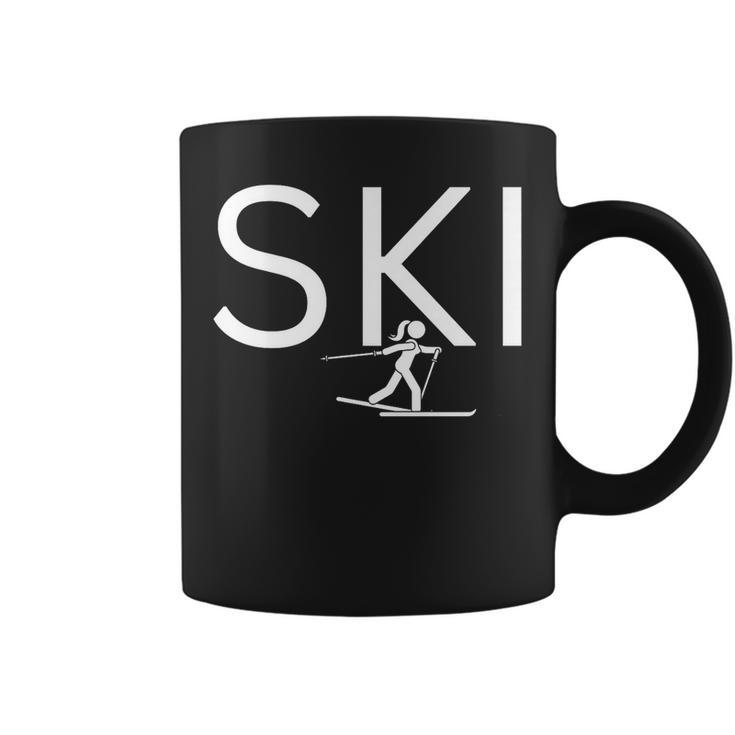 Girls Who Ski   Coffee Mug