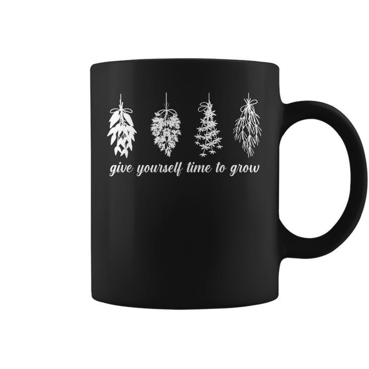 Give Yourself Time To Grow Mental Health Awareness Support  Coffee Mug