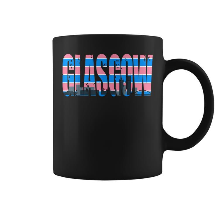 Glasgow Transsexual Flag Pride Support City  Coffee Mug