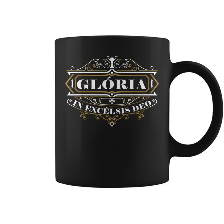 Gloria In Excelsis Deo Christmas Traditional Latin Mass Coffee Mug