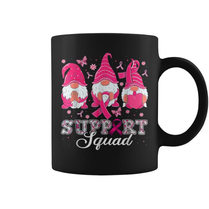 Gnome Support Squad Breast Cancer Awareness Gnomies Coffee Mug