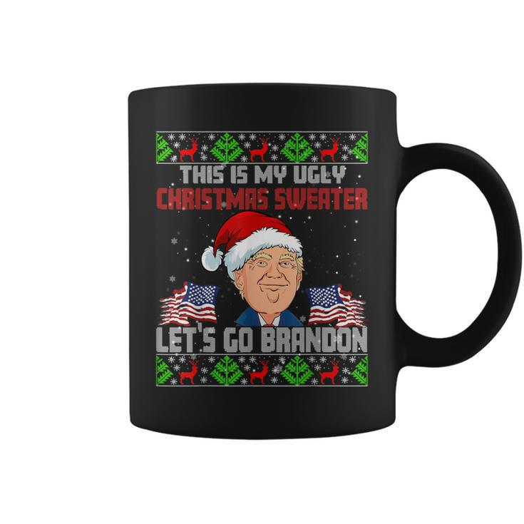 Lets Go Brandon Ugly Christmas Sweater Coffee Mug