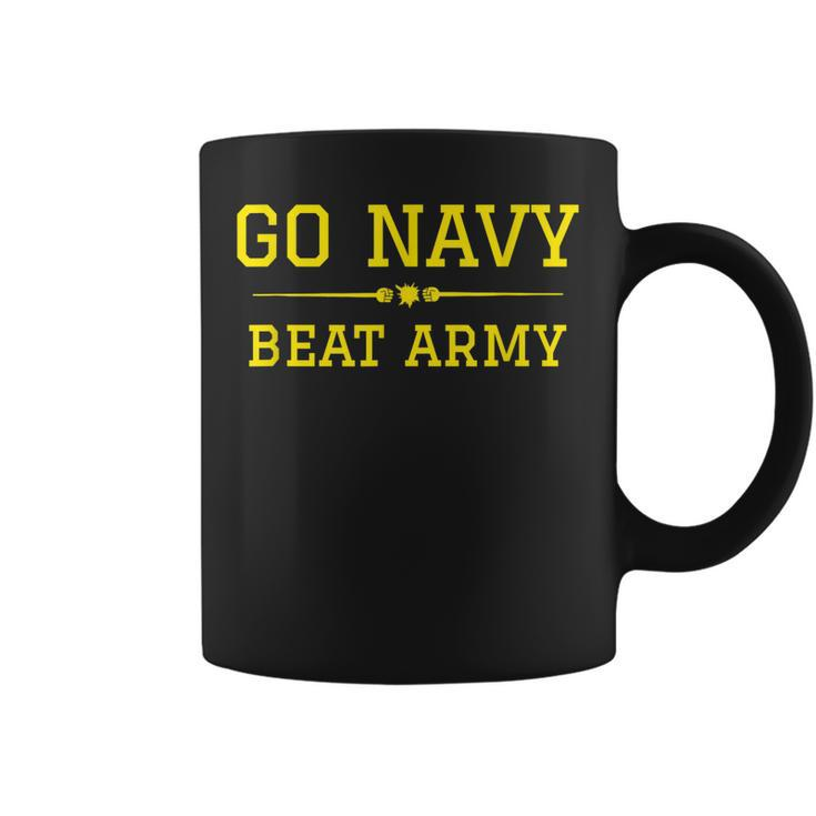 Go Navy Beat Army Us Football Funny Army Sports Gift  Coffee Mug