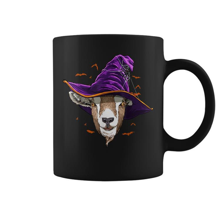 Goat Witch Hat Funny Halloween Goat Lover Whisperer  Coffee Mug