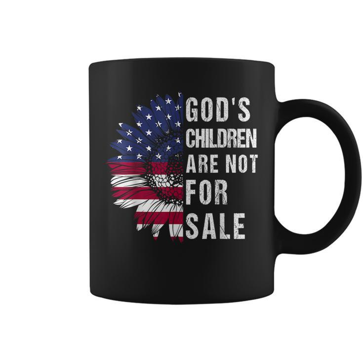 Gods Children Are Not For Sale Funny Political Political Funny Gifts Coffee Mug