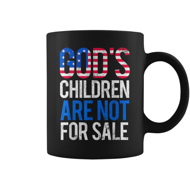 Gods Children Are Not For Sale Funny Political Political Funny Gifts Coffee Mug