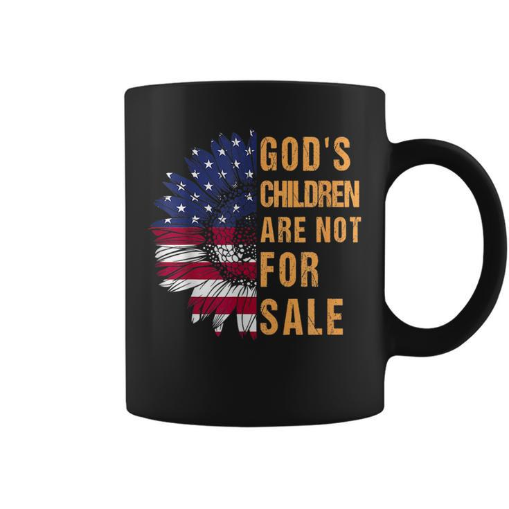 Gods Children Are Not For Sale Funny Political  Political Funny Gifts Coffee Mug