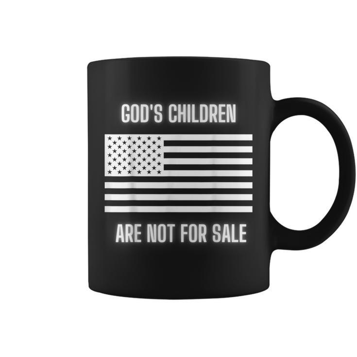 Gods Children Are Not For Sale Political Political Funny Gifts Coffee Mug