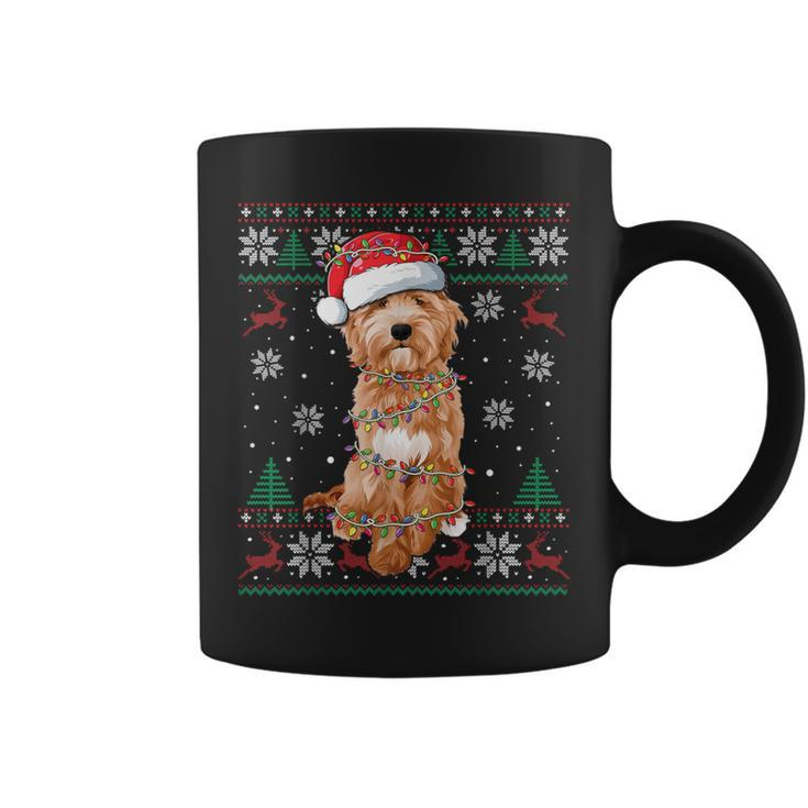 Goldendoodle Christmas Ugly Sweater Dog Lover Xmas Coffee Mug