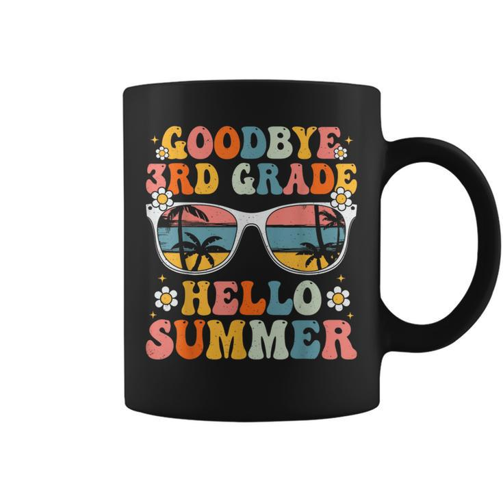 Goodbye 3Rd Grade Hello Summer Groovy Last Day Of School  Coffee Mug