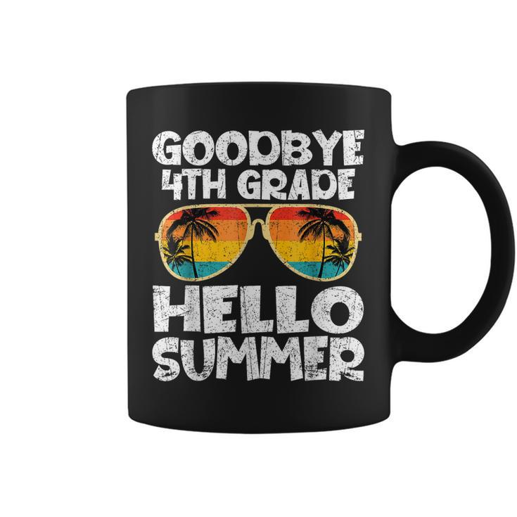 Goodbye 4Th Grade Hello Summer Sunglasses Last Day Of School  Coffee Mug