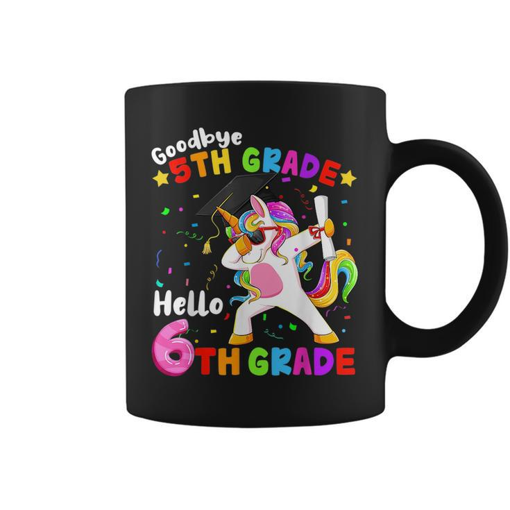Goodbye 5Th Grade Hello 6Th Grade Graduation Unicorn Girls  Coffee Mug