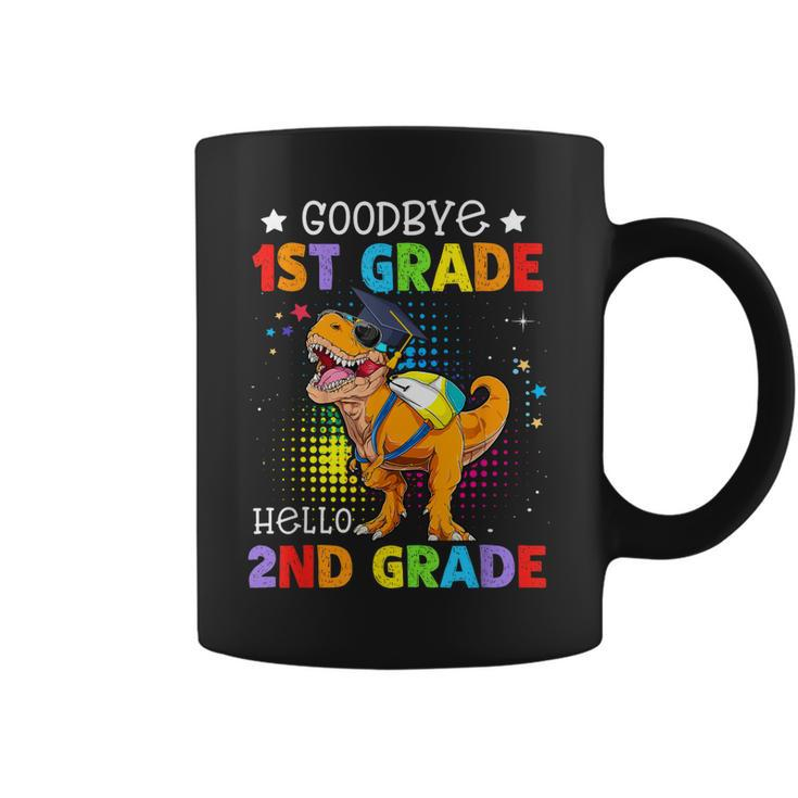 Goodbye First Grade Graduation Hello Second Grade Dinosaur Coffee Mug