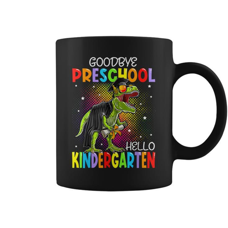 Goodbye Preschool Graduation Dinosaur Hello 1St Grade Coffee Mug