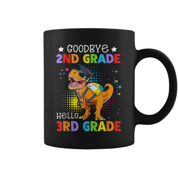 Goodbye Second Grade Graduation Hello Third Grade Dinosaur Coffee Mug