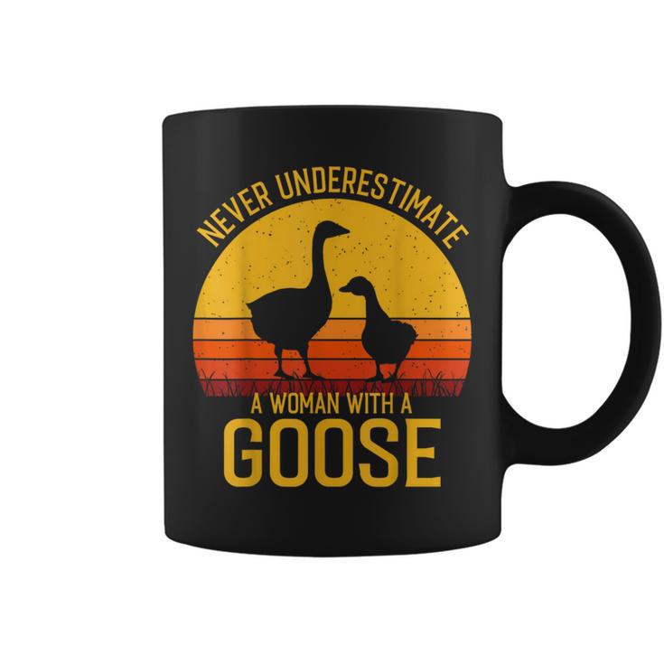 Goose Never Underestimate A Woman With A Goose Coffee Mug