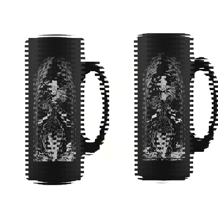 Goth Fairy Dark Witch Forest Gothic Alt Horror Aesthetic Coffee Mug