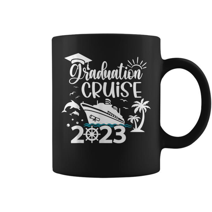 Graduation Cruise Squad 2023 Matching Family Group Vacation  Coffee Mug