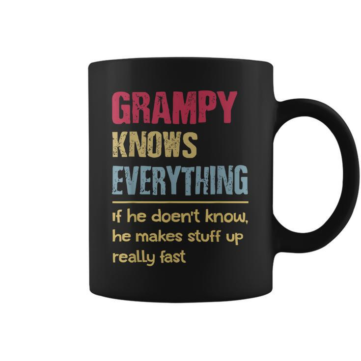 Grampy Know Everything Grandpa Gifts  Coffee Mug