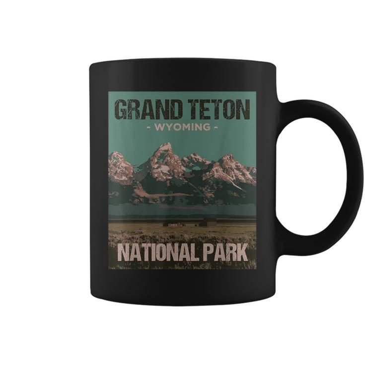 Grand Teton National Park Wyoming Poster Coffee Mug